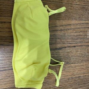 yellow swimsuit top